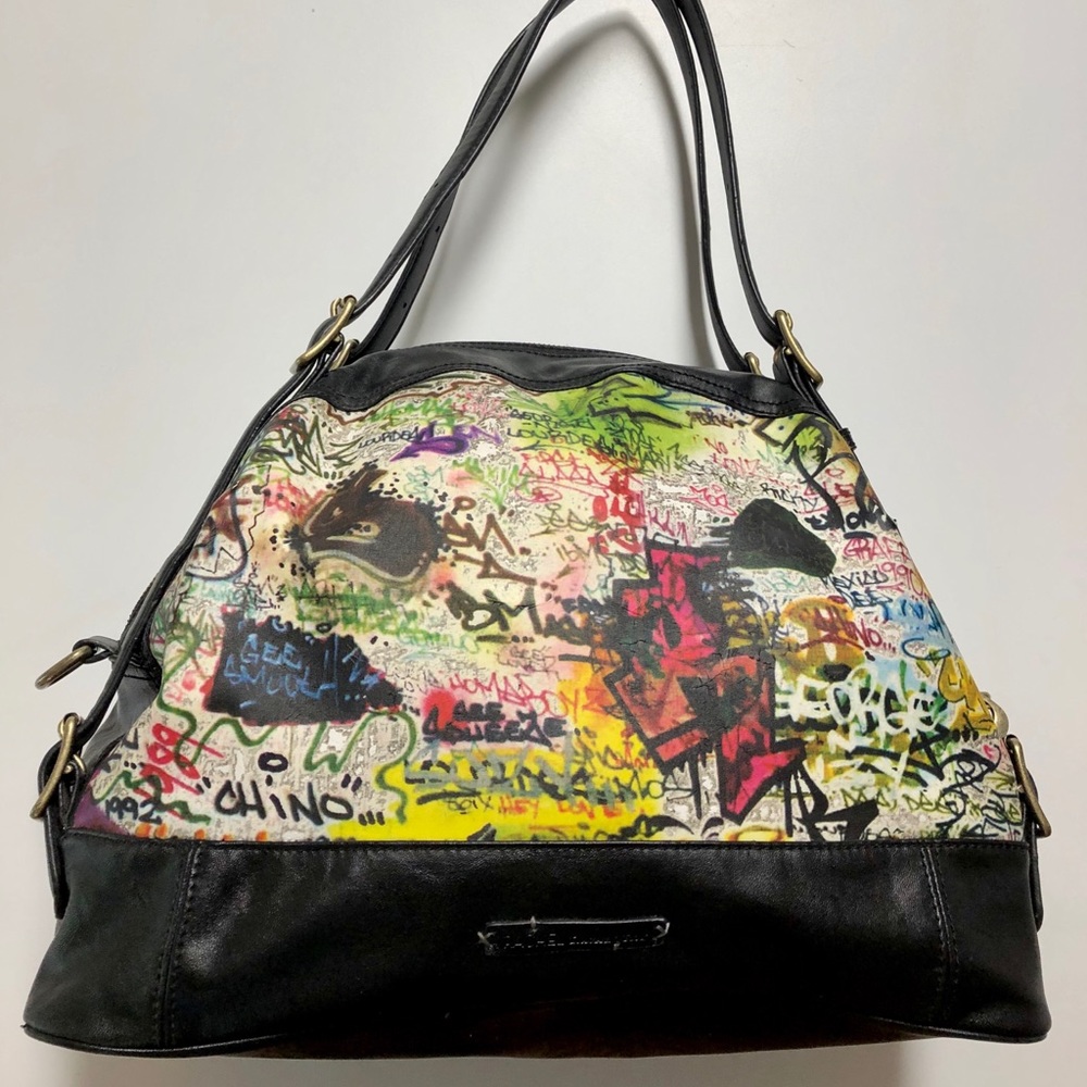 Rachel Roy graffiti satchel! Great condition!